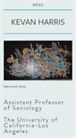 Mobile Screenshot of kevanharris.com